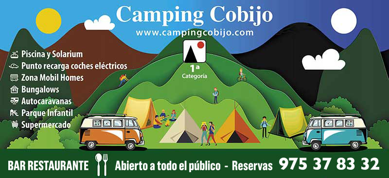 Ilustración de promoción del camping