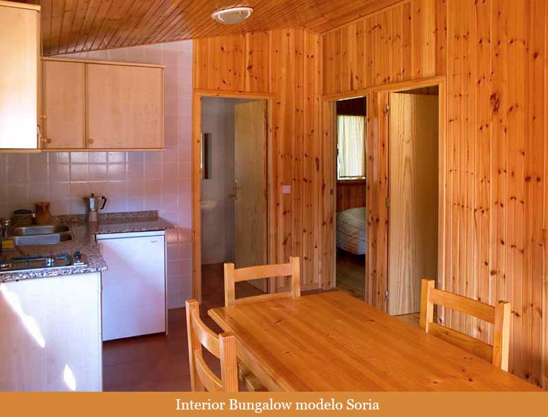 Interior de bungalow, modelo Soria